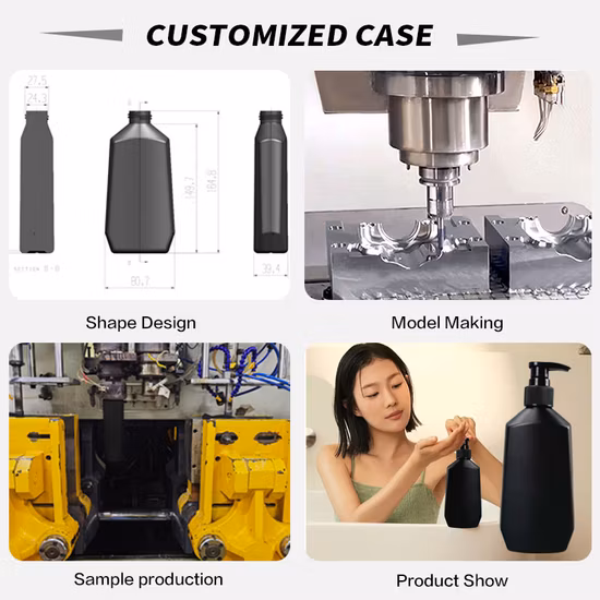 60ml 140ml 200ml 240ml 450ml Pet Plastic Transparent Face Cream Jar