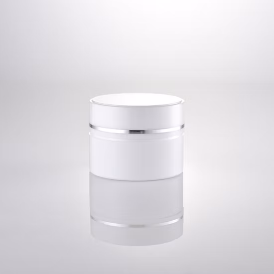 二重壁 PS プラスチック透明フェイス クリーム ジャー