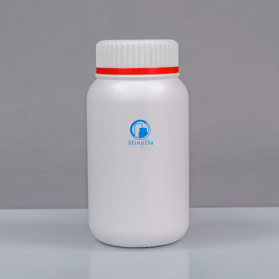 38mmネック仕上げ食品グレード高密度丸型プラスチックボトル、マットスキン付き
