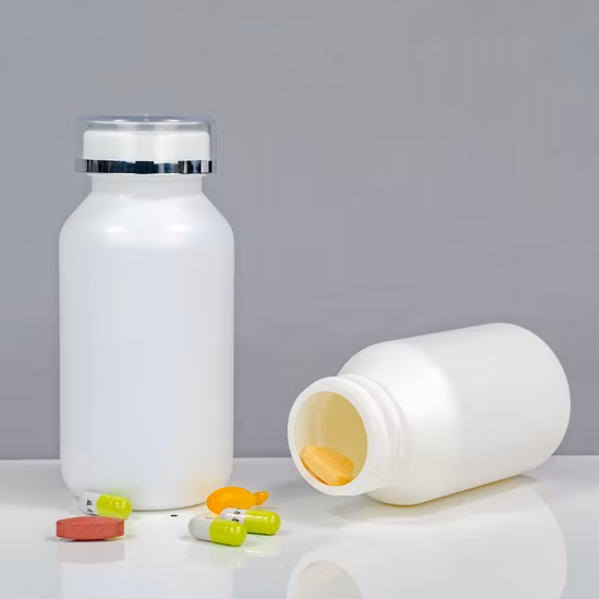 新着 38 ミリメートルネック仕上げ高密度空酸素抵抗傾斜肩ピルカプセルタブレットサプリメントプラスチックボトル