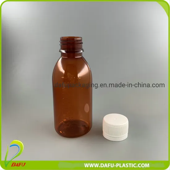 すべてのサイズのプラスチック ボトル シロップ液体ボトル 小児用楕円形液体ボトル