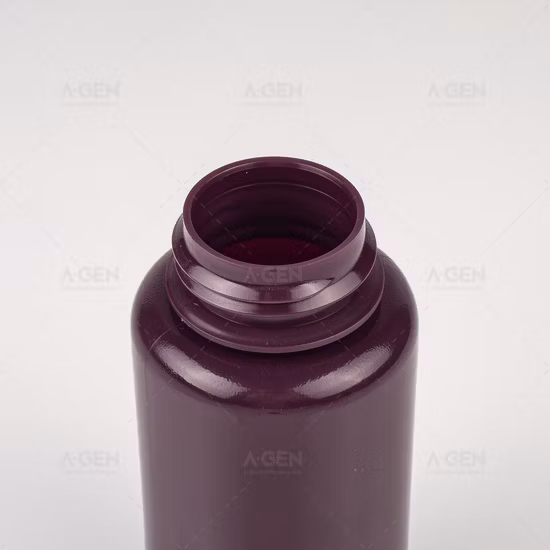 30 ミリリットルラボ医学空の透明プラスチック液体容器広口試薬ボトル B
