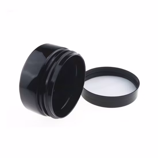 卸売カスタム空の化粧品クリーム瓶 120 ミリリットル 4 オンスアンバーブラウンプラスチック瓶蓋付き